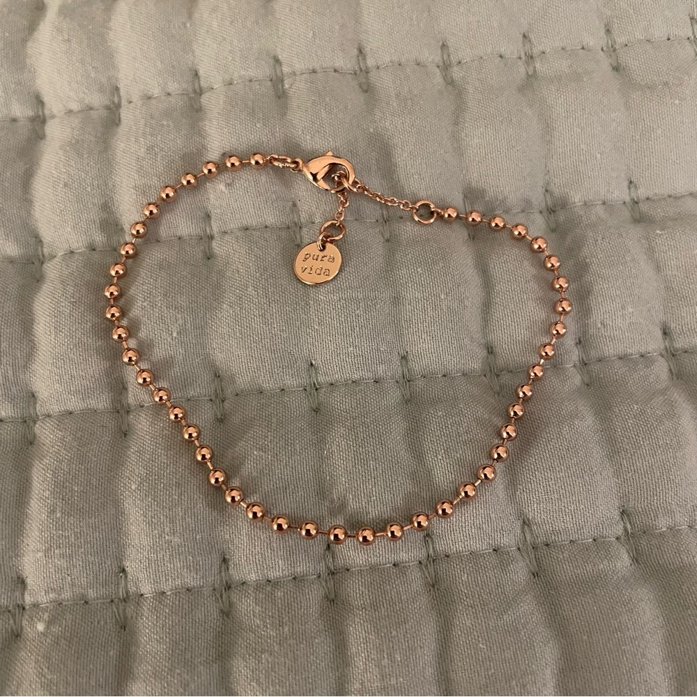 Pura Vida Rose Gold Bracelet